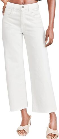 Allimy Womens Jeans High Rise Belted Wide Straight Leg Frayed Hem Jeans for Women Trendy 2025 Denim Pants in Saudi Arabia