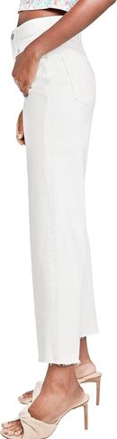 Allimy Womens Jeans High Rise Belted Wide Straight Leg Frayed Hem Jeans for Women Trendy 2025 Denim Pants in Saudi Arabia
