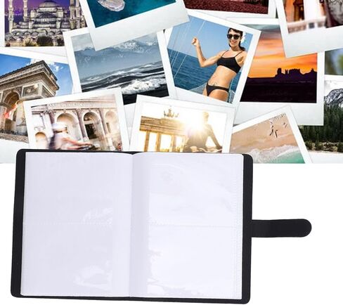 3.5x5 photalbum ، ألبوم صور صغير يحمل 80 صورة ، PU Leather 3x5 الألبوم الألبوم عائلة زفاف صور الذكرى السنوية ، الصور الفنية. in Kuwait