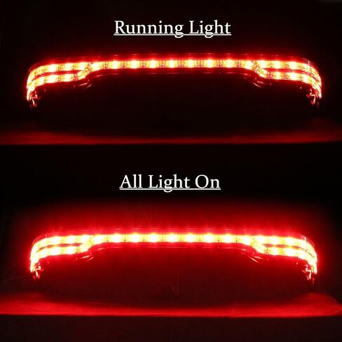 ECOTRIC LED King Brake Turn Tail Light for Touring Luggage Storage Box Compatible with 2014-Later Harley Touring Road Electra Street Tri Glide/Road King/Ultra Limited Tail Trunk Light Taillight in Saudi Arabia