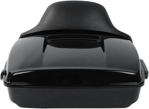 TCMT 10.7 "Black Latch Pack Pack Trunk Backrest LED LED Light مع إشارة تحول الفرامل مناسبة لـ Harley Touring Electra Glide Road Road King FLHT FLTRX FLHR 2014-2025 in Saudi Arabia