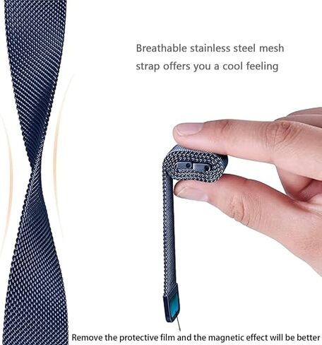Metal Watch Bands, 14mm 16mm 18mm 20mm 22mm 24mm Adjustable Quick Release Watch Strap, Stainless Steel Mesh Replacement band for Women Men in Saudi Arabia