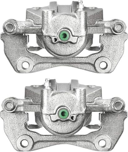 AutoShack Front Brake Calipers Set of Assembly with Bracket Replacement for 2009-2012 Hyundai Elantra 2010-2013 Kia Forte Koup 2012-2013 Forte5 2.0L FWD Driver and Passenger Side BC30388PR in Saudi Arabia
