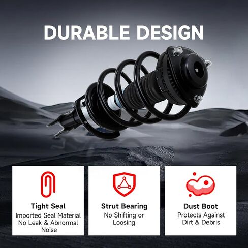 172541 172542 Suspension Kit Front Complete Strut & Coil Spring Assembly Shock Absorber Compatible with Honda Odyssey 2008-2010 in Saudi Arabia