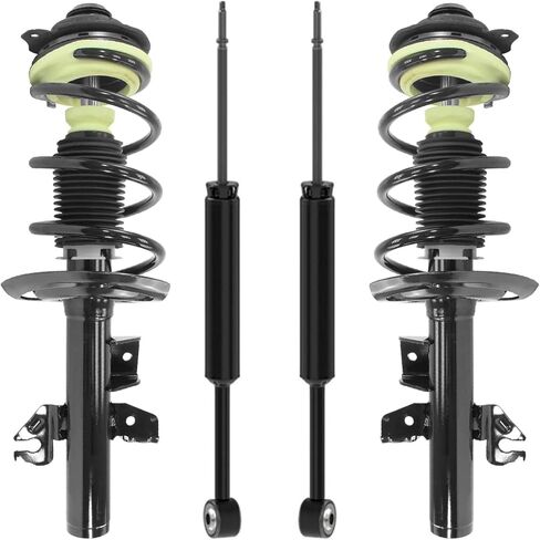 Detroit Axle - 2.4L Struts Struts الصدمات الخلفية لعام 2015 2015 2017 Chrylser 200 ، 2 STRUTS COW COW COLL ASSEMBLY 2 استبدال مجموعة امتصاص الصدمات in Saudi Arabia