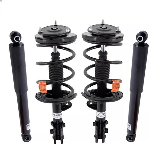MostPlus 4pcs Front+الخلفية الدعامات الكاملة مجموعة صدمة مع لفائف الربيع متوافقة مع 2006-2014 Kia Sedona 2007-2008 Entourage in Saudi Arabia