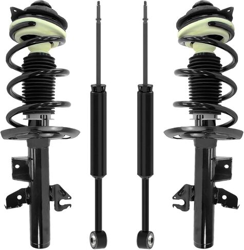 Detroit Axle - 3.6L Struts Struts الصدمات الخلفية لعام 2015 2015 2017 Chrylser 200 ، 2 دعامات كاملة مع استبدال مجموعة الامتصاصات الربيع 2 in Saudi Arabia