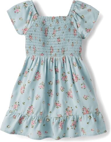 The Children's Place Baby Girls' and Toddler Short Dressy Special Occasion Dresses, Pink Gingham Puff Sleeve, 12-18 Months in Kuwait