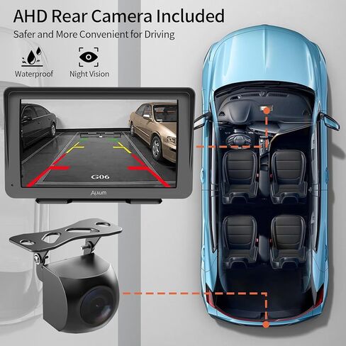 Alxum 2 in 1 Wireless CarPlay Android Auto Adapter - Convert Wired Carplay to Wireless Car Play Android Auto Dongle Switch for Cars with OEM Factory Carplay System, Support iOS 10+ and Android 12+ in Kuwait