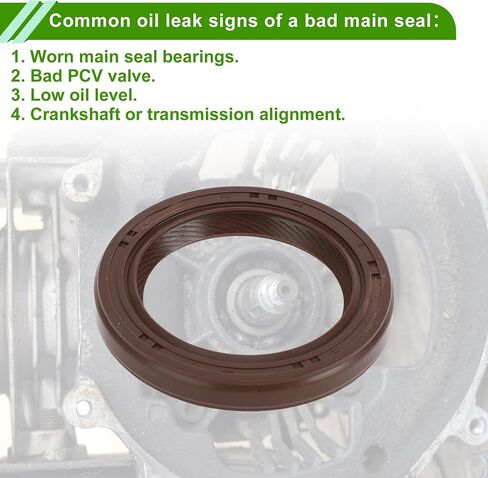 No.21335-27000 ختم زيت العمود المرفقي لـ Mini Cooper 2002-2008 ل Dodge Neon 1995-2005 Front Main Seal 1 PCS in Saudi Arabia