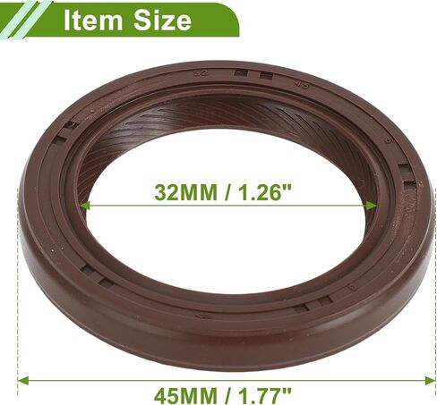No.21335-27000 ختم زيت العمود المرفقي لـ Mini Cooper 2002-2008 ل Dodge Neon 1995-2005 Front Main Seal 1 PCS in Saudi Arabia