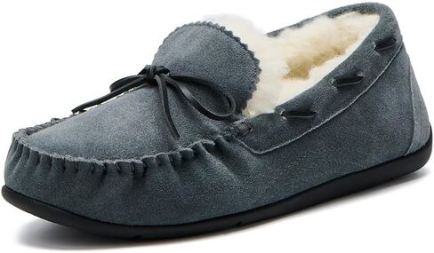 ABEO Amble Bow Women's Slippers | House Shoes for Women | Shearling Lined | Built-In Cozy Wool Orthotic in Saudi Arabia