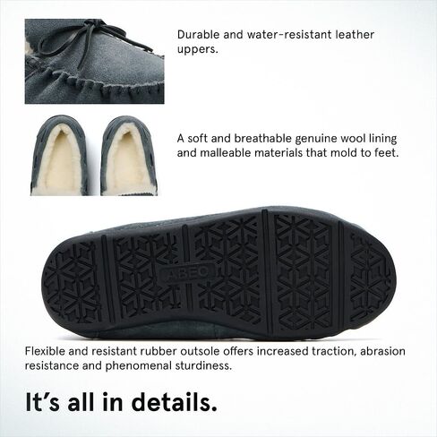 ABEO Amble Bow Women's Slippers | House Shoes for Women | Shearling Lined | Built-In Cozy Wool Orthotic in Saudi Arabia