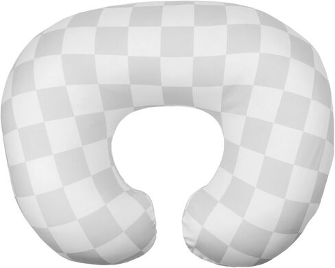 2-Pack Nursing Pillow Cover,Ultra-Soft Stretchy Breastfeeding Pillowcase for Baby Boys Girls,Fits 22.5"x18" Pillows,Removable Feeding Pillow Slipcover for Newborn(Baseball & Blue Checkered) in Kuwait