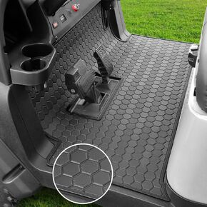 سجادة بطانة أرضية كاملة التغطية لعربة الجولف من Club Car Precedent، تناسب سيارة Club Precedent (2004-2023)، Onward & Tempo (2017-2023)، Villager & V4L (2019-2023)، مطاط متين مضاد للانزلاق in Kuwait