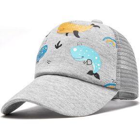 HONGTEYA Toddler Baseball Cap Sun Hat Adjustable Breathable Baby Cap for Kids Boys Girls Age 2-5T in Kuwait