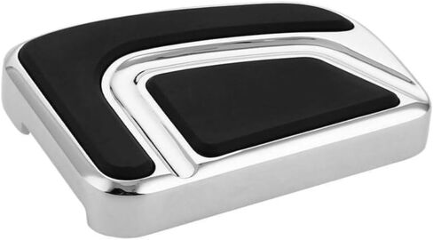 دواسة الفرامل الكبيرة Chrome لـ Electra 96-17 لـ Electra Low 15-16 لـ 06-17 لـ LO 10-17 للتراث 06-17-(Chrome + Black)-(Ripinum + Rubber) in Saudi Arabia