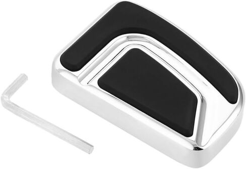 دواسة الفرامل الكبيرة Chrome لـ Electra 96-17 لـ Electra Low 15-16 لـ 06-17 لـ LO 10-17 للتراث 06-17-(Chrome + Black)-(Ripinum + Rubber) in Saudi Arabia