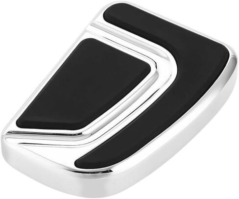 دواسة الفرامل الكبيرة Chrome لـ Electra 96-17 لـ Electra Low 15-16 لـ 06-17 لـ LO 10-17 للتراث 06-17-(Chrome + Black)-(Ripinum + Rubber) in Saudi Arabia