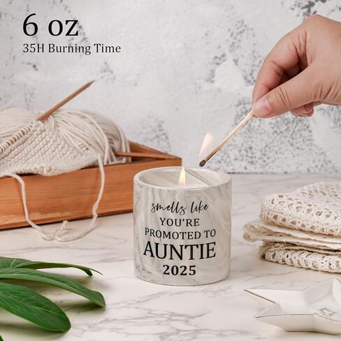 FreeJac Mom To Be Gifts New Mom Candle for First Mother, Newly Pregnant Mommy, Expectant Mother, Future Moms - 6 Oz Lavender Scented Candle for Mothers Day, Baby Shower Presents Promoted to Mommy 2025 in Saudi Arabia