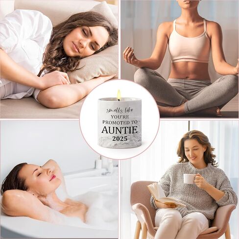 FreeJac Mom To Be Gifts New Mom Candle for First Mother, Newly Pregnant Mommy, Expectant Mother, Future Moms - 6 Oz Lavender Scented Candle for Mothers Day, Baby Shower Presents Promoted to Mommy 2025 in Saudi Arabia