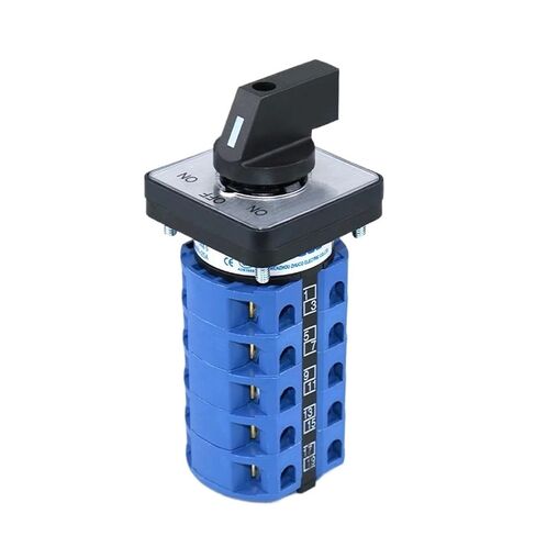 SZW26/LW26-25 5 Phase ON-Off-ON Universal Rotary Changeover Cam Switch 25A 3 Positions 20 Terminals 660V 25A 48x48Mm Panel in Kuwait
