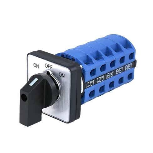 SZW26/LW26-25 5 Phase ON-Off-ON Universal Rotary Changeover Cam Switch 25A 3 Positions 20 Terminals 660V 25A 48x48Mm Panel in Kuwait