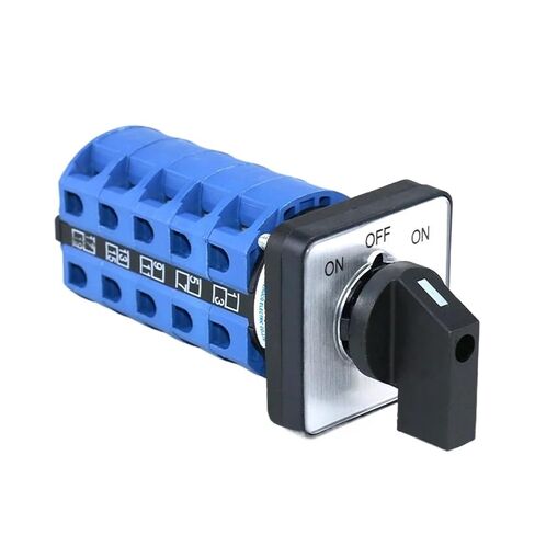 SZW26/LW26-25 5 Phase ON-Off-ON Universal Rotary Changeover Cam Switch 25A 3 Positions 20 Terminals 660V 25A 48x48Mm Panel in Kuwait