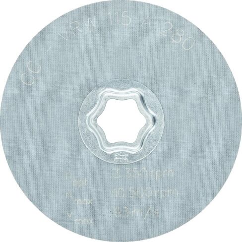 PFERD 40735 Combiclick Fibre Disc, Ceramic Oxide Co-Cool, 5" Diameter, 12200 RPM, 60 Grit (Pack of 25) in Saudi Arabia