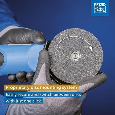 PFERD 40735 Combiclick Fibre Disc, Ceramic Oxide Co-Cool, 5" Diameter, 12200 RPM, 60 Grit (Pack of 25) in Saudi Arabia