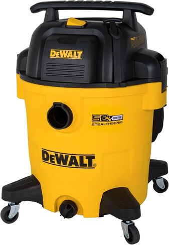 DEWALT 6 Gallon STEALTHSONIC Shop Vacuum Wet and Dry DXV06PL-QT, Ultra Quiet 4 Peak HP Wet Dry Vac for Jobsite & Workshop in Kuwait
