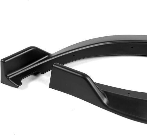 Q1-TECH, 9-Piece Front Bumper Lip & Side Skirt Extensions Diffuser Fit for 2018 2019 2020 2021 2022 2023 Kia Stinger (GT-Line), Front Bumper Lip Spoiler Air Chin Body Splitter ABS (Painted Black) in Kuwait