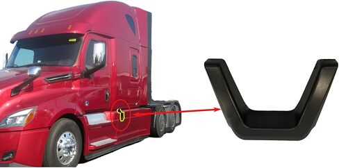 تغطية لوحة الوقود الفادحة تزيل الإطار متوافق مع Freightliner Cascadia 2018+ in Saudi Arabia
