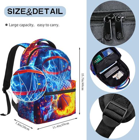 Baseball Backpack for Boys Sports Theme Kids Backpack School Bag for Elementary Middle School Baseball Travel Bookbag for Age 6-18 Teen Kids Back Pack in Saudi Arabia