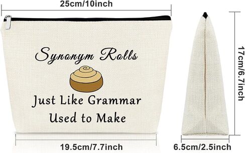Sazuwu Teacher Assistant Gift Teacher’s Aide Gift Makeup Bag Thank You Gifts Retirement Gift for Her Cosmetic Bag Teacher Day Gifts Graduation Birthday Christmas Gifts Cosmetic Travel Pouch in Kuwait