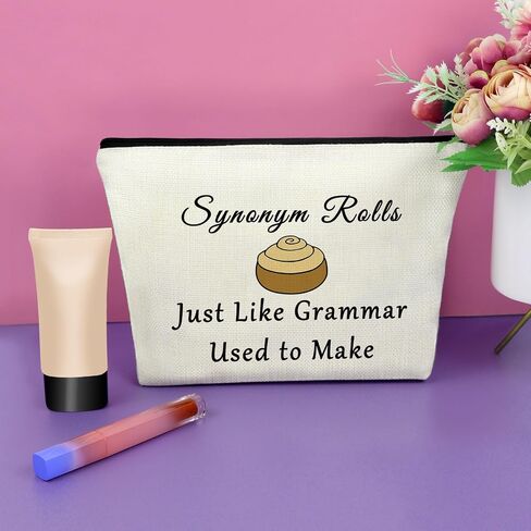 Sazuwu Teacher Assistant Gift Teacher’s Aide Gift Makeup Bag Thank You Gifts Retirement Gift for Her Cosmetic Bag Teacher Day Gifts Graduation Birthday Christmas Gifts Cosmetic Travel Pouch in Kuwait