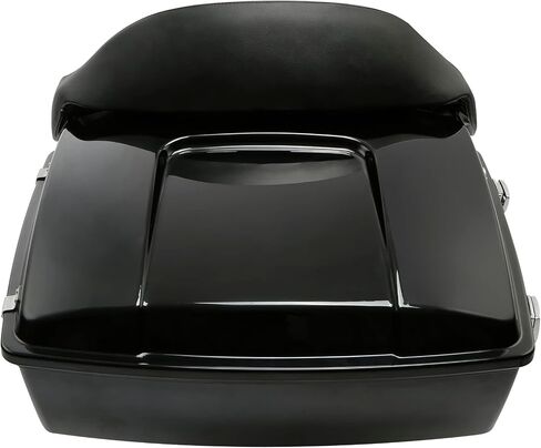 XMT-MOTO Black King Tour Pack Backrest Pad Box Trunk Back Rest For Harley Touring Road King Road Glide Street Glide Electra Glide Ultra Classic1997-2013 in Saudi Arabia