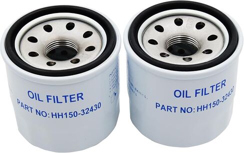 2PCS Oil Filters HH150-32430 HH1J0-32430 Compatible with Kubota D722 D902 WG750 WG752 WG972 Engines for Grasshopper 321D 325 329 432 721 721D 725 932 Mowers in Saudi Arabia