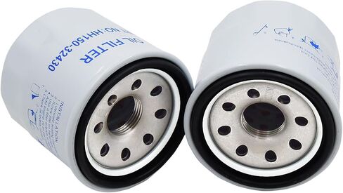 2PCS Oil Filters HH150-32430 HH1J0-32430 Compatible with Kubota D722 D902 WG750 WG752 WG972 Engines for Grasshopper 321D 325 329 432 721 721D 725 932 Mowers in Saudi Arabia