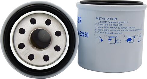 2PCS Oil Filters HH150-32430 HH1J0-32430 Compatible with Kubota D722 D902 WG750 WG752 WG972 Engines for Grasshopper 321D 325 329 432 721 721D 725 932 Mowers in Saudi Arabia