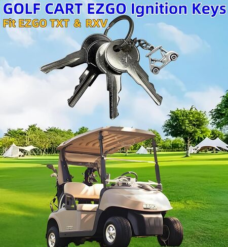 EZGO Ignition Keys Golf Cart Keys for EZGO TXT and EZGO RXV Replacement Ignition Keys 2 Pcs in Kuwait