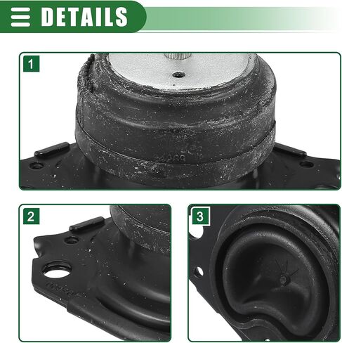 Motoforti Engine Motor Mount ، تصاعد المحرك ، ل Dodge Durango 3.6L 2013-2021 ، No.68252518AA ، Black in Saudi Arabia