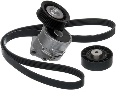 مجموعة مكونات حزام سربنتين كاملة - مجموعة مكونات حزام سربنتين 1PC متوافقة مع SAAB 900 1995 1996 1997 in Saudi Arabia