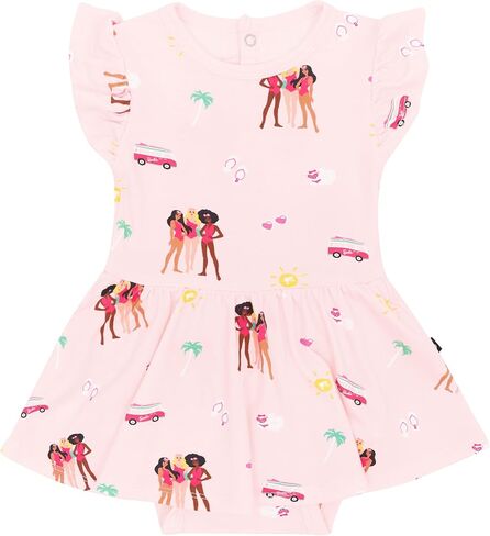 KYTE BABY Rayon Made from Bamboo Twirl Bodysuit Dress in Kuwait