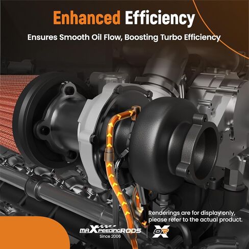 MaxPeedingrods خط تغذية الشاحن التوربيني الشاحن التوربيني 667-564 لـ Mercedes-Benz E550 E63 AMG/E63 AMG S GLE63 AMG GLS63 AMG GL450 GL550 S550 S63 AMG G63 AMG SL550 ، خط توربو 2782000900 in Kuwait