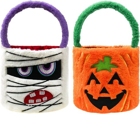 Dia 7.9" * H 15.7" Set of 3pcs, Adorable Plush Bunny Bucket &Chick Bucket&Unicorn Bag,Large Capacity Cute Easter Egg Hunting Baskets for Party Supplies Candy Gifts Storage in Saudi Arabia