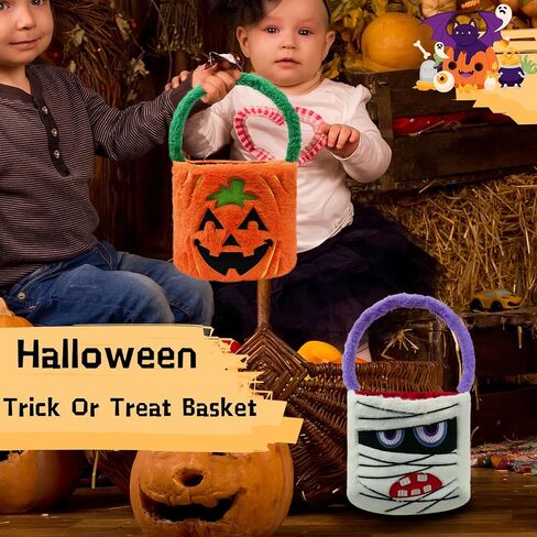 Dia 7.9" * H 15.7" Set of 3pcs, Adorable Plush Bunny Bucket &Chick Bucket&Unicorn Bag,Large Capacity Cute Easter Egg Hunting Baskets for Party Supplies Candy Gifts Storage in Saudi Arabia