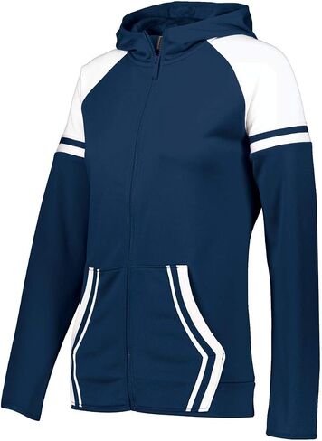 Holloway Sportswear Womens Retro Grade Jacket L Navy/White in Saudi Arabia
