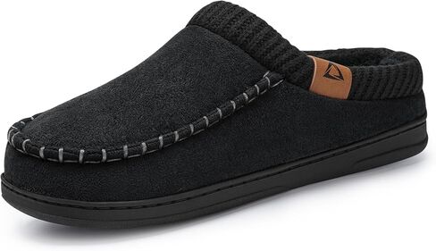 شبول Athmile للرجال Memory Foam Foam Indoor Moccasin House Shoes Slip-on Comfy Remippers for Bedroom Home in Kuwait