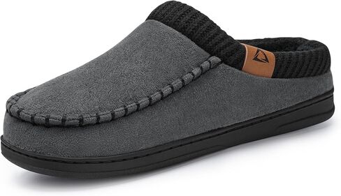شبول Athmile للرجال Memory Foam Foam Indoor Moccasin House Shoes Slip-on Comfy Remippers for Bedroom Home in Kuwait